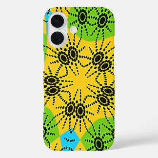 Elegant African-Inspired Spider Traditional Motif iPhone 16 Case