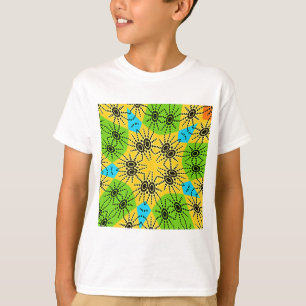 Elegant African-Inspired Spider Traditional Motif  T-Shirt