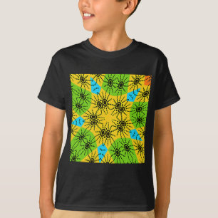 Elegant African-Inspired Spider Traditional Motif  T-Shirt