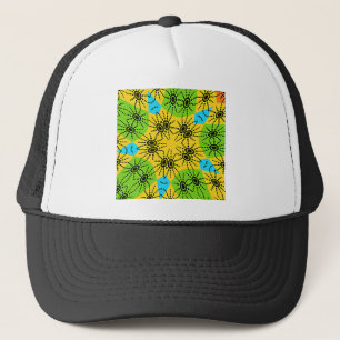 Elegant African-Inspired Spider Traditional Motif  Trucker Hat