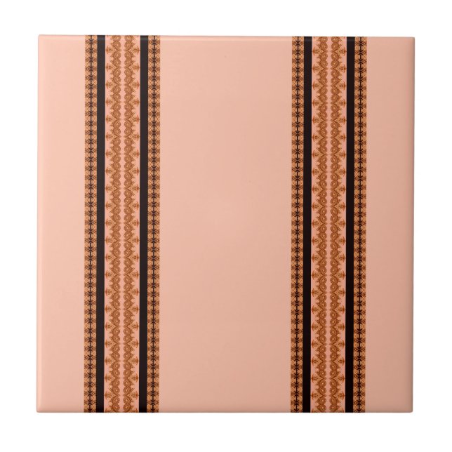 Elegant African-Inspired  Tile (Front)