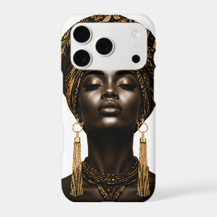 Elegant African Woman Portrait Phone Case