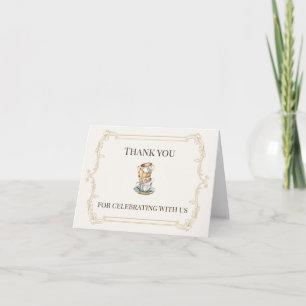 Elegant Afternoon Tea Bridal Shower Thank You Card