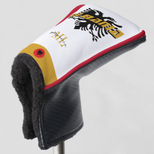 Elegant Albania Patriotic Golf & Albanian Flag Head Cover