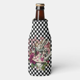Elegant Alice in Wonderland Rabbit Bottle Cooler