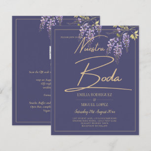 ELEGANT All-In1 Wisteria Dusty Purple Gold Wedding