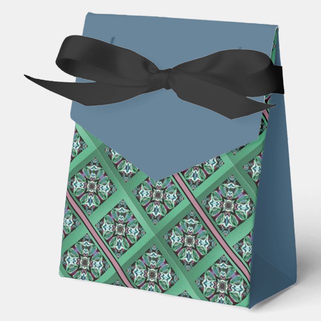 Elegant Allure Wrapping Paper-MVB Design 1 Favour Box (Front)