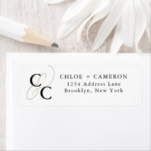 Elegant Ampersand Calligraphy Monogram Wedding