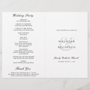 Elegant Ampersand Traditional Catholic Wedding Pro