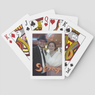 Elegant and Artsy Cute Couple Design Playing Cards