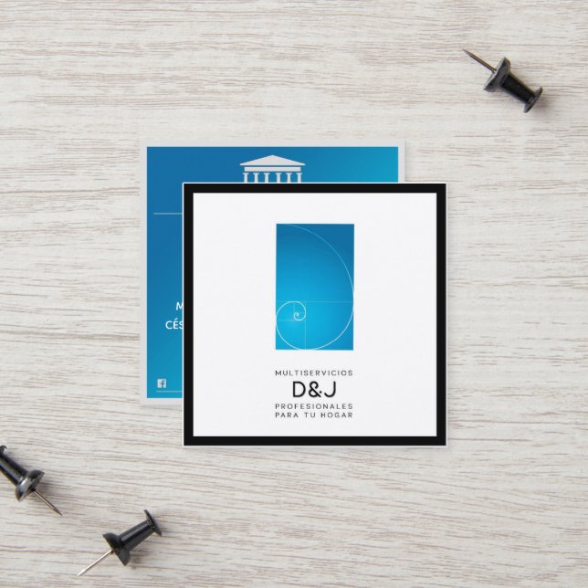 Elegant and beautiful business card. calling card (Front/Back In Situ)