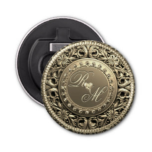 Elegant and Beautiful Monogram Bottle Opener