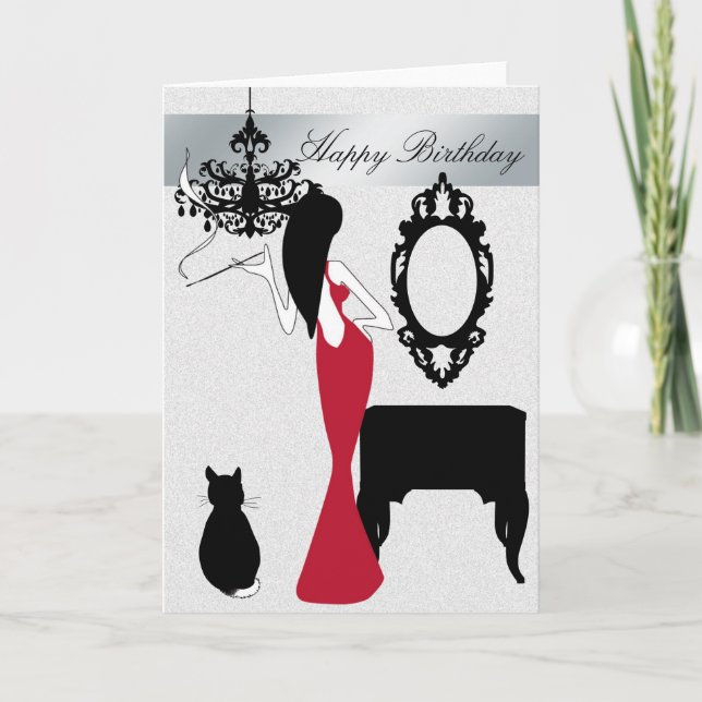 Elegant and Chic Birthday Card (Front)