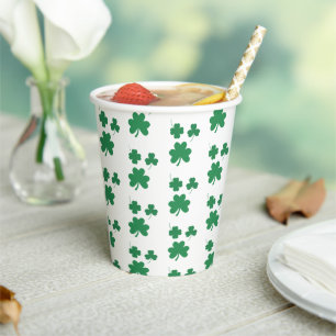 Elegant And Chic St patrick day Party Favor Paper Cups