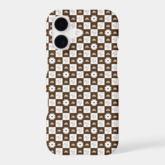 Elegant and Classic Chequered Pattern Samsung Gala Galaxy S21 Case (Back)