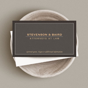 Elegant and Classic Corporate Professional Business Card