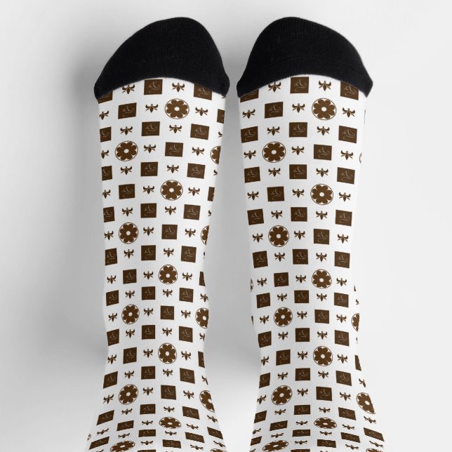 Elegant and Classic Pattern  Socks (Top)