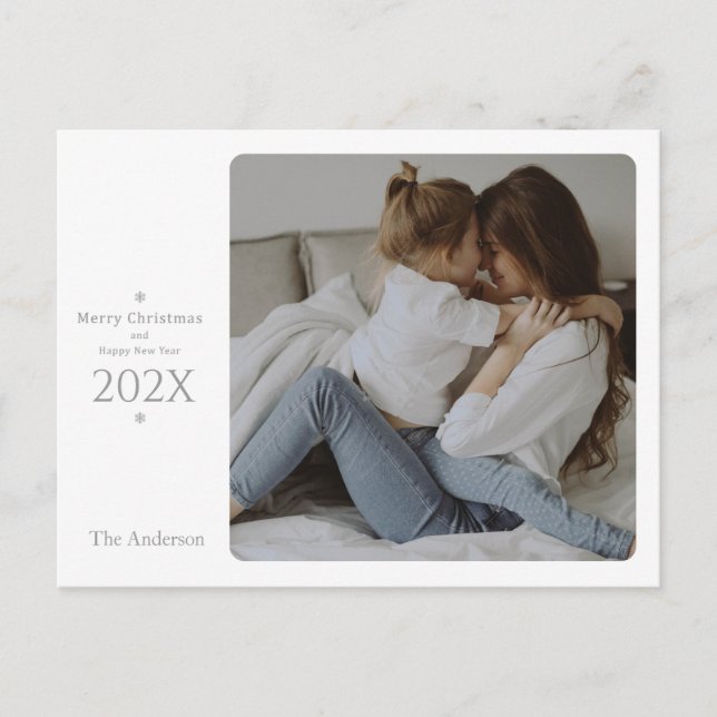 Elegant and Classy Christmas and New year card (Front)