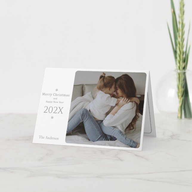 Elegant and Classy Christmas and New year card (Front)