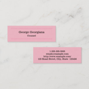 Elegant and Clean Counsel Business Card