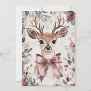 Elegant and festive Holiday Greeting Card