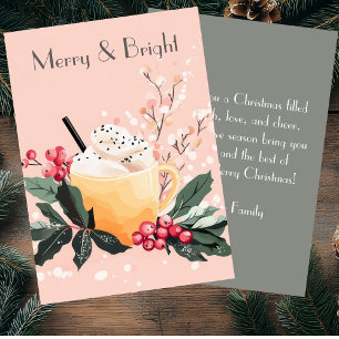 Elegant and festive Holiday Greeting Card