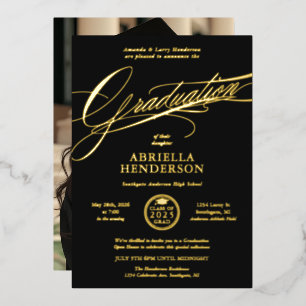 Elegant and Formal Script Graduation