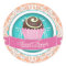 Elegant and Fun Bakery Box Stickers
