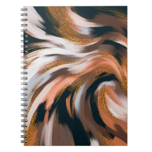 Elegant and glamourous style. Natural colour palet Notebook