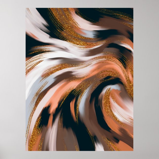 Elegant and glamourous style. Natural colour palet Poster (Front)