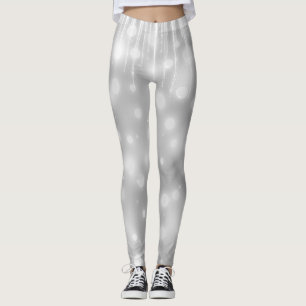 Elegant and Glitzy Grey/Grey Sparkle Leggings