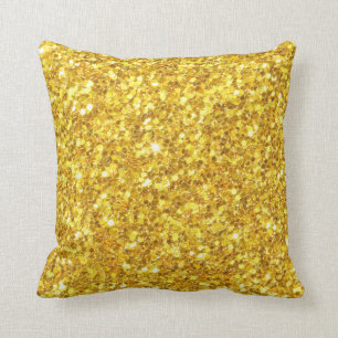 Elegant And Gorgeous Gold Glitter Pattern Cushion
