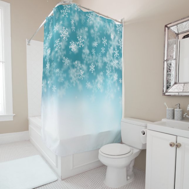 Elegant and Lovely Christmas Snowflakes | Curtain (In Situ)