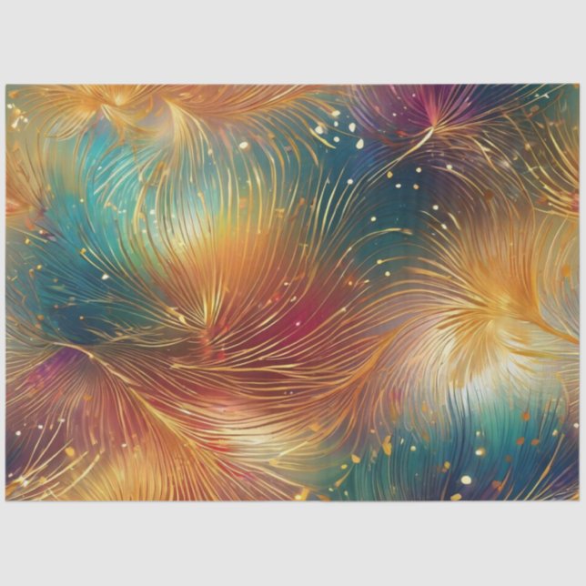 Elegant and Luminous Design Tissue Paper (Front)