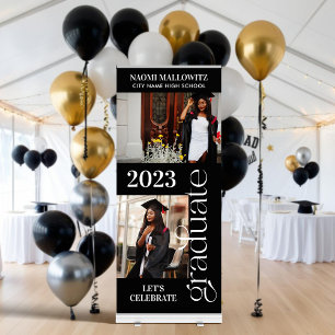 Elegant and Minimal Photo Graduate Retractable Banner