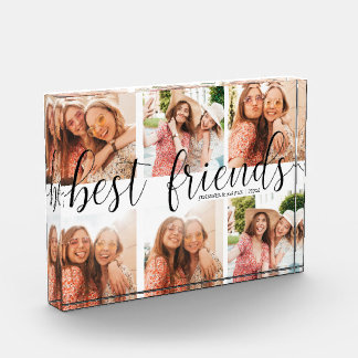 elegant and modern best friends photo block