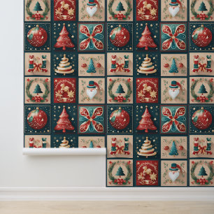 Elegant and modern Christmas decorations Wallpaper