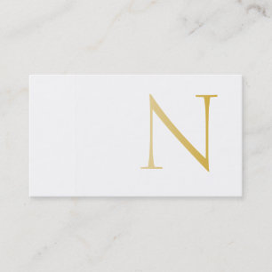 Elegant and Modern (Golden) Business Card