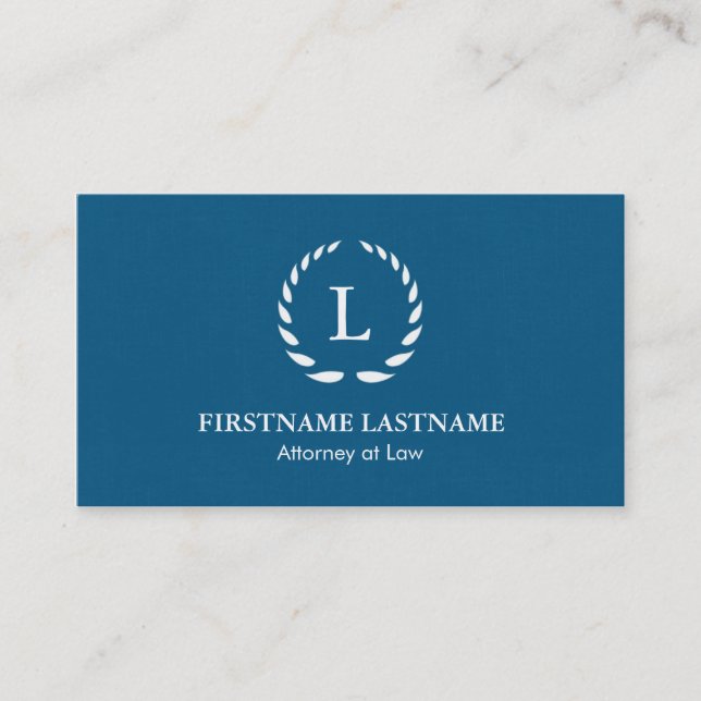 Elegant and Modern Lawyer Business Cards (Front)