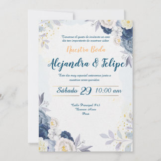 Elegant and Personalized Wedding Invitation