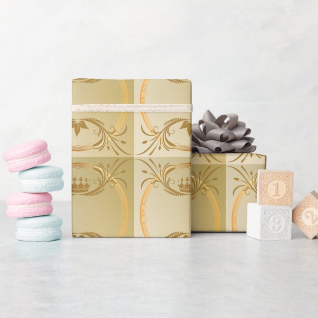 Elegant and refined design wrapping paper (Baby Shower)