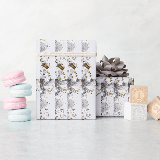 Elegant and refined design wrapping paper (Baby Shower)