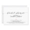Elegant and Simple Bridal Shower Invitation