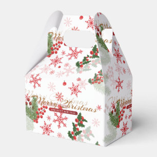 Elegant and Simple Christmas Pattern Favour Box