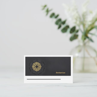 Elegant and Simple Wedding Invitation Card
