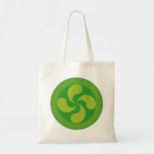 Elegant and stylish Basque cross: Lauburu, Tote Bag