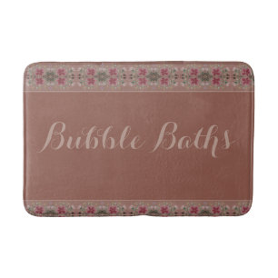 Elegant And Stylish Floral Bath Mat