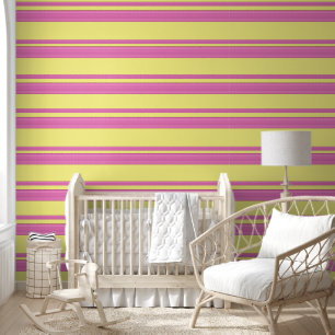 elegant and stylish pink and yellow brush stroke  wallpaper
