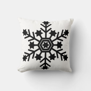 Elegant and Stylish Snowflake Christmas Cushion