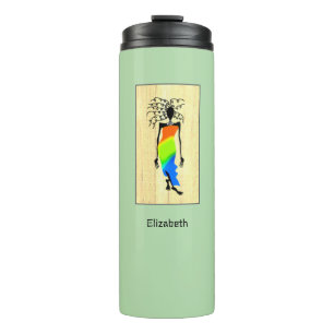 Elegant and Stylish Stylish Woman  Thermal Tumbler